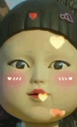Squid Games Young-Hee Heart GIF