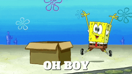 Squidiot Box Spongebob Squarepants GIF