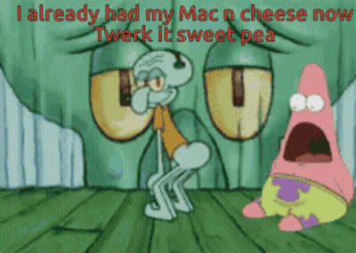Squidward And Patrick From Spongebob GIF