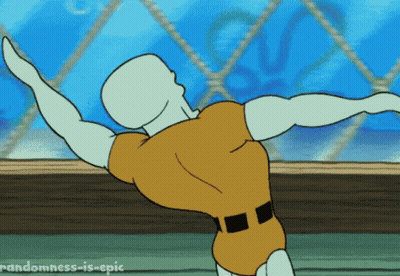 Squidward Arms Outstretched GIF