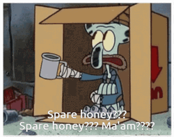 Squidward Ask Hone Spare Change GIF
