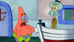 Squidward Bang Head On Desk GIF