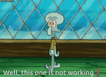 Squidward Brain Blast SpongeBob GIF