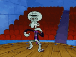 Squidward Break Dancing GIF