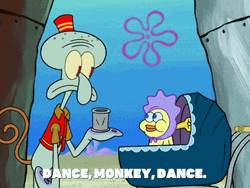 Squidward Dance Monkey Dancing GIF