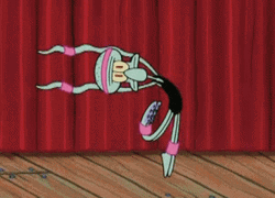 Squidward Dancing Ballet GIF