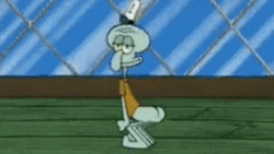 Squidward Dancing Twerking GIF