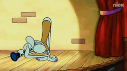 Squidward Dancing While Playing Clarinet GIF