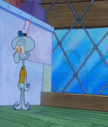 Squidward Excited Dancing GIF