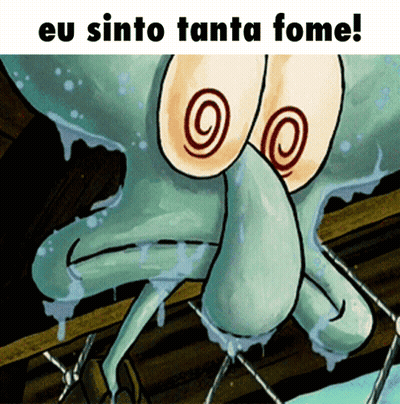 Squidward Feeling Hungry GIF
