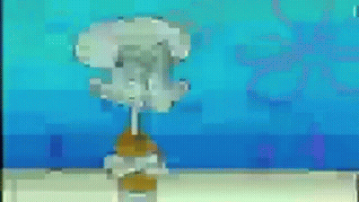 Squidward From SpongeBob Playing Violin GIF