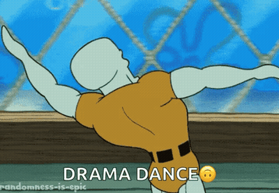 Squidward From Spongebob Squarepants Is Doing A Dance GIF