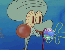 Squidward Future Bikini Bottom Bubbles GIF