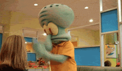Squidward Future Mascot Dance GIF