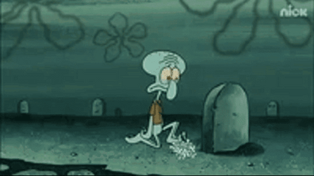 Squidward Future Scribjo's Tombstone GIF