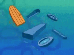 Squidward Looking At His House GIF