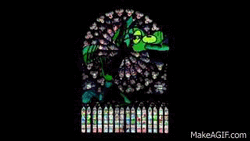 Squidward Mandala Effect GIF