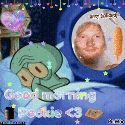 Squidward Saying Good Morning Pookie GIF