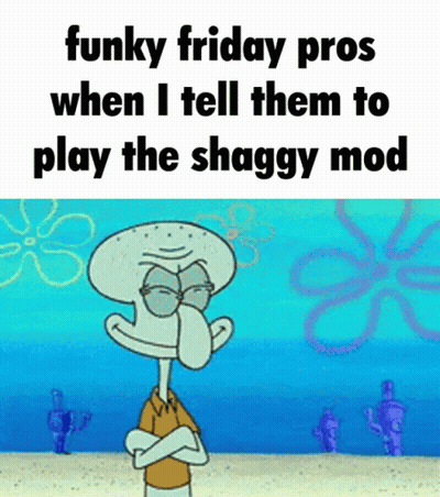 Squidward Says Funky Friday Pros GIF
