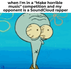 Squidward Shocked Meme Head And Nose Shrink