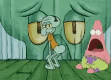 Squidward Showing Funny Twerk GIF