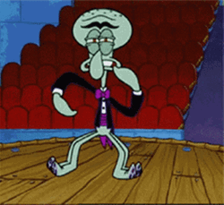 Squidward Squilliam Fancyson Dancing GIF