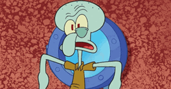 Squidward Tentacles Anxiety Breathing GIF