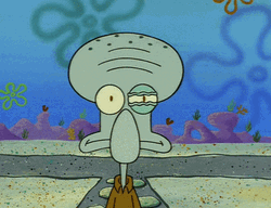 Squidward Twitching Eye GIF