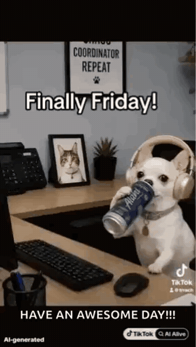 Squirrel In Tuxedo Saying Woo Hoo Its Friday GIF