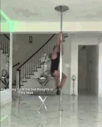 Squirrel Pole Dancing GIF