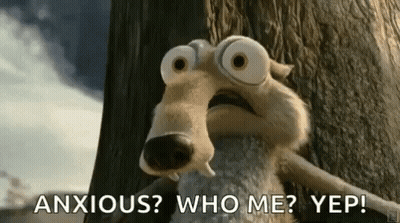 Squirrel Saying Anxious Who Me Yep GIF