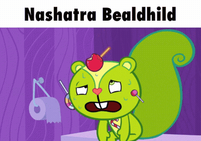 Squirrel With Cherry On Head Named Nashatra Bealdhild GIF