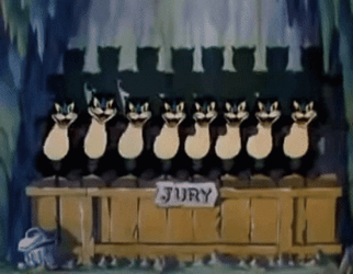 Squirrels Jury Duty Guilty Verdict GIF