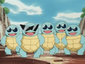 Squirtle Blastoise Many Forms Pokemon GIF