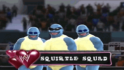 Squirtle Squad Funny Parody WWE GIF
