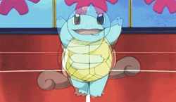 Squirtle Squad Leader Bow GIF