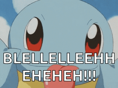 Squirtle Tongue Out Blellelleehh Eheheh GIF