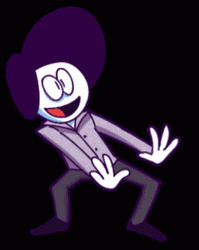Sr. Pelo Spooky Month Dance GIF