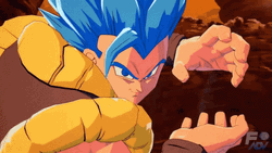 Ssb Gogeta Destruction Attacked GIF