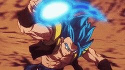 Ssb Gogeta Power Attacked GIF