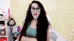 Sssniperwolf Hair Flip GIF