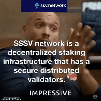 SSV Network Decentralized Staking Infrastructure GIF