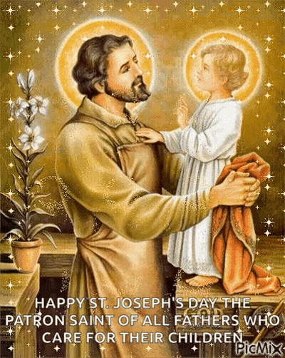 St. Joseph Holding Baby Jesus