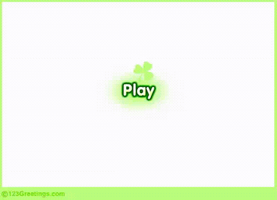 St Patrick's Day Bear In Love GIF