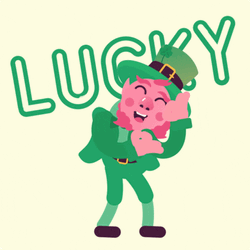 St Patrick's Day Leprechaun Dancing GIF