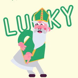 St. Patrick's Day Lucky Leprechaun Dancing GIF