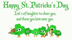 St Patricks Day Birthday Clover Leaf Band GIF