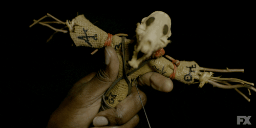 Stabbing A Doll With Needle GIF