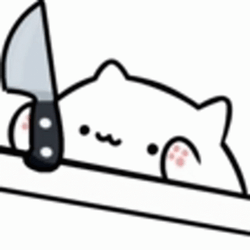 Stabby Stab Cat GIF