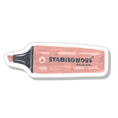 Stabilo Boss Original Highlighter Sticker